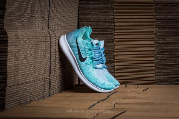 Nike Wmns Free RN Flyknit 2017 Blue Tint/ Black-Cirrus Blue
