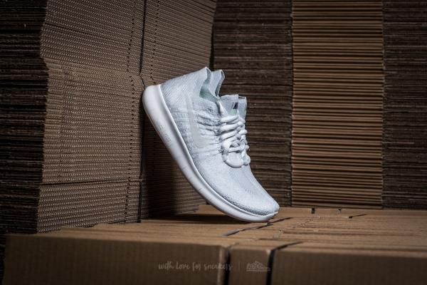 Nike Wmns Free RN Flyknit 2017 White/ White-Pure Platinum