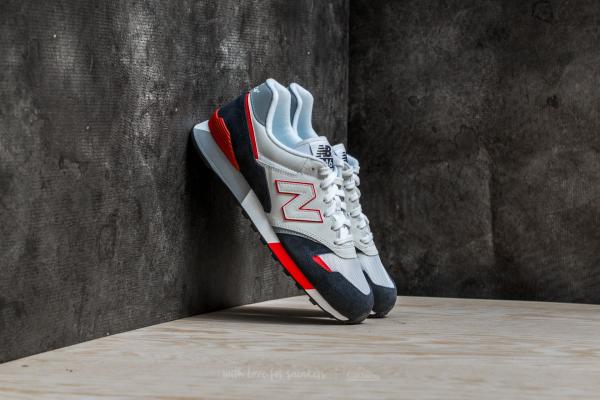 New Balance 446 White/ Navy/ Red