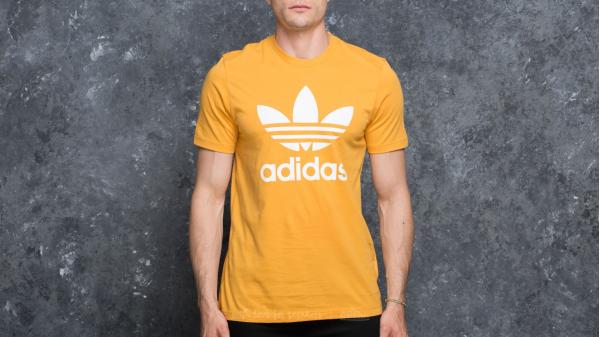 adidas Original Trefoil Tee Tactical Yellow