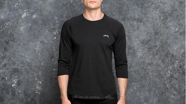Stüssy O'Dyed Longsleeve Raglan Tee Black