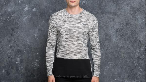 Pink Dolphin Marble Weave Lightweight Sweater Gray