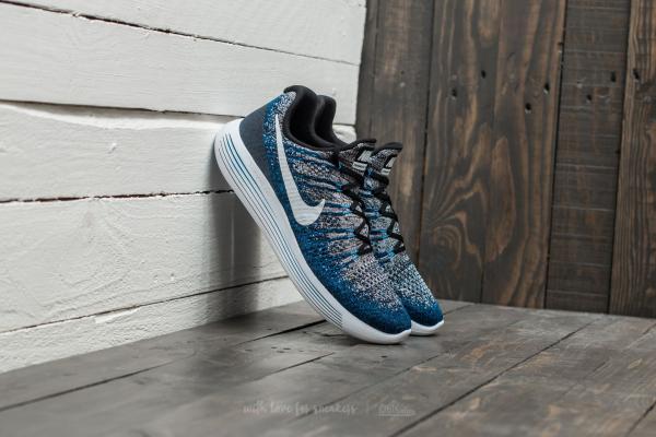 Nike Lunarepic Low Flyknit 2 Black/ White-Photo Blue
