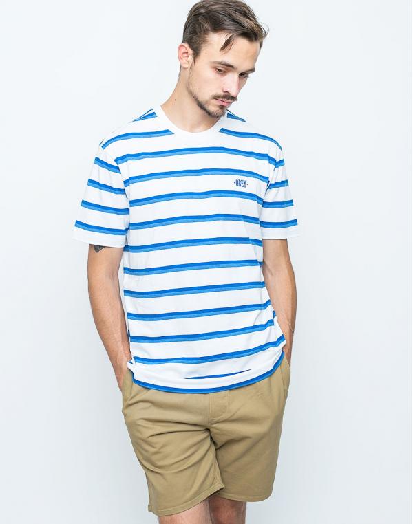 Logo tee Obey Arroyo Blue Multi