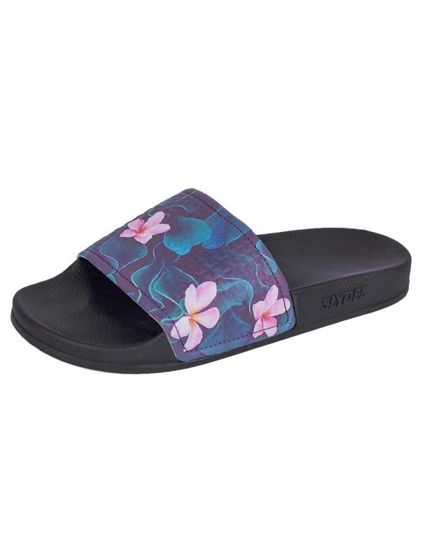Pantofle Slydes Coco Floral Black