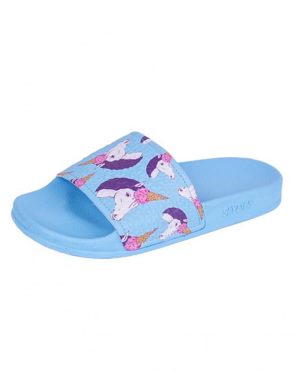 Pantofle Slydes Mendes Blue
