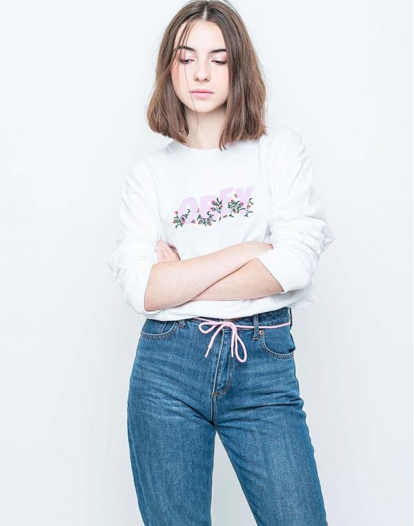 Logo tee Obey Overgrown White