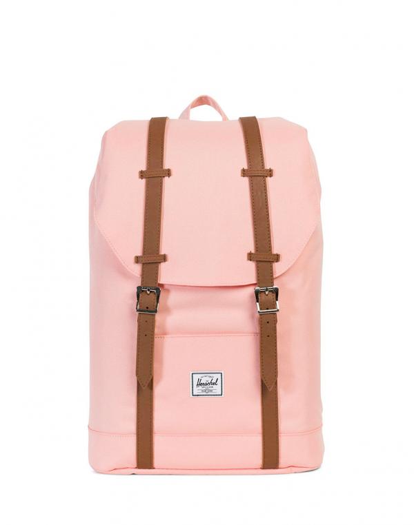 Batoh Herschel Supply Retreat Mid-Volume Apricot Blush / Tan Synthetic Leather
