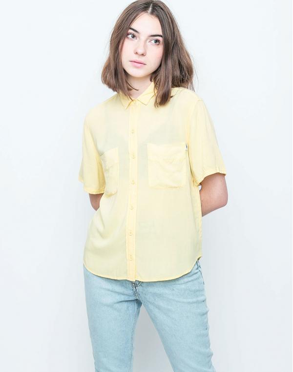 Košile Obey St. Marina Button-Down Yellow