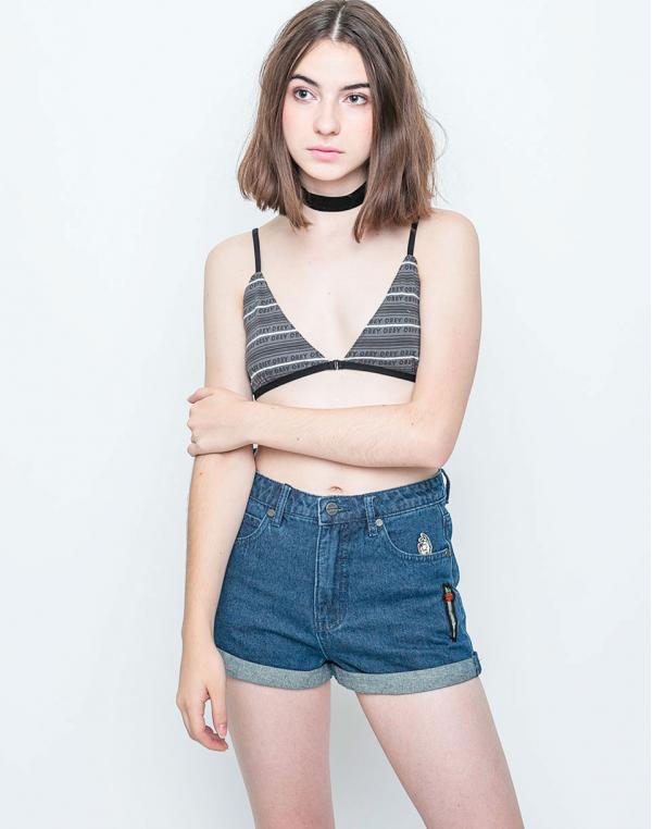 Podprsenka Obey Tuesday Bralette Graphite Multi