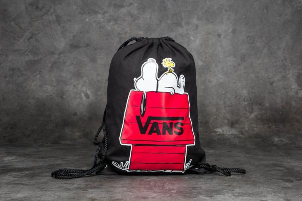 Vans x Peanuts Benched Cinch Backpack Black