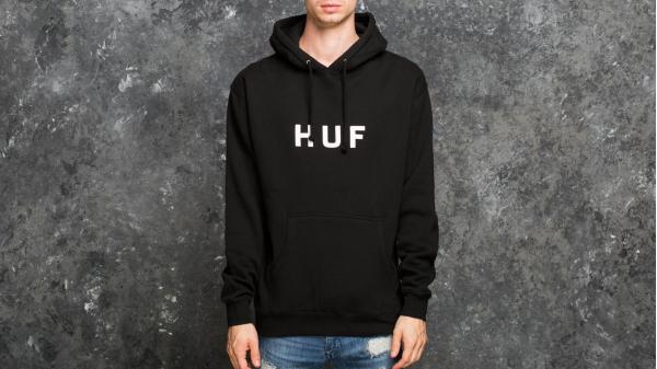 HUF Original Logo Fleece Sweatshirt Black