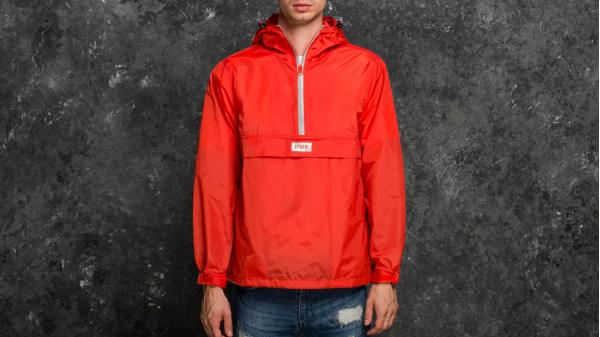 HUF Sequoia Anorak Jacket Hot Coral