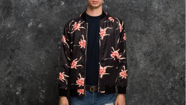 HUF Apparel Jacket Rakuen Souvenir Black