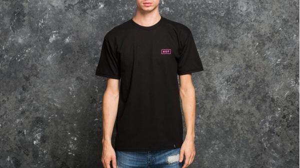 HUF Apparel Puff Bar Logo Tee Black