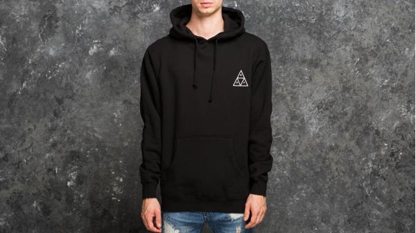 HUF Triple Triangle Fleece Sweatshirt Black