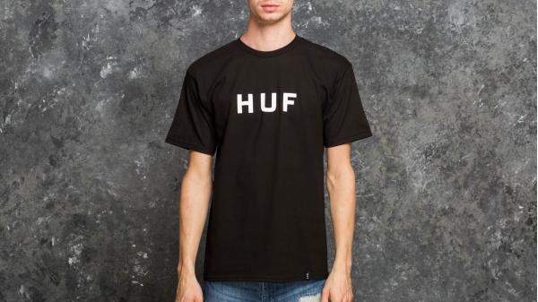 HUF Original Logo Tee Black