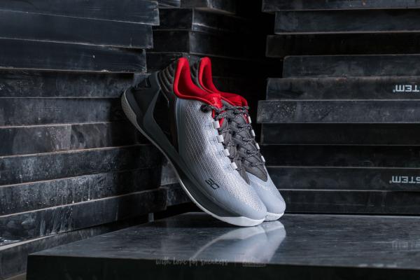 Under Armour Curry 3 Low Rhino Grey / Pomegranate