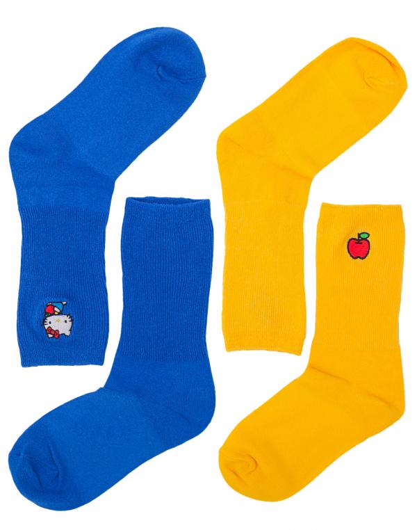 Dárkový Pack Lazy Oaf Hello Kitty Sock Pack #2 Blue / Yellow