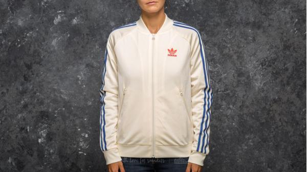 adidas Embellished Arts Superstar Track Jacket Cream White