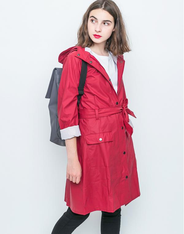 Rains Curve jacket 20 Scarlet S/M