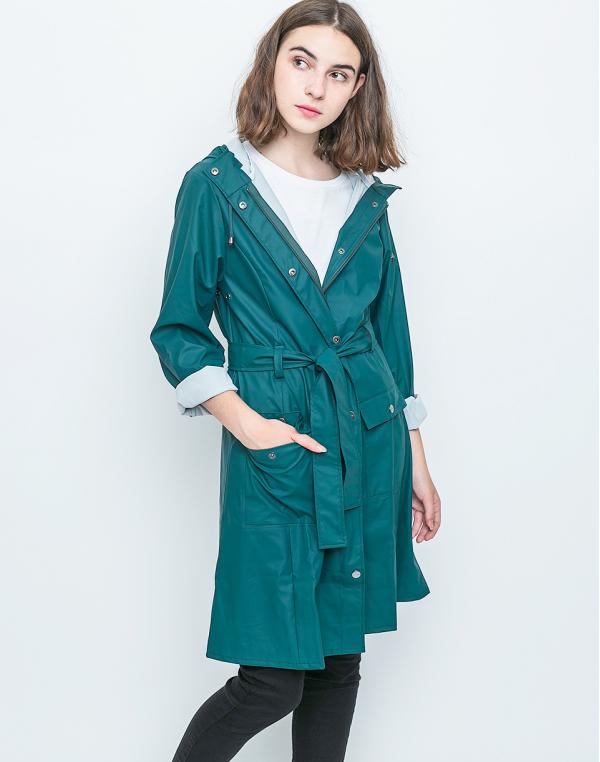 Kabát Rains Curve 40 Dark Teal