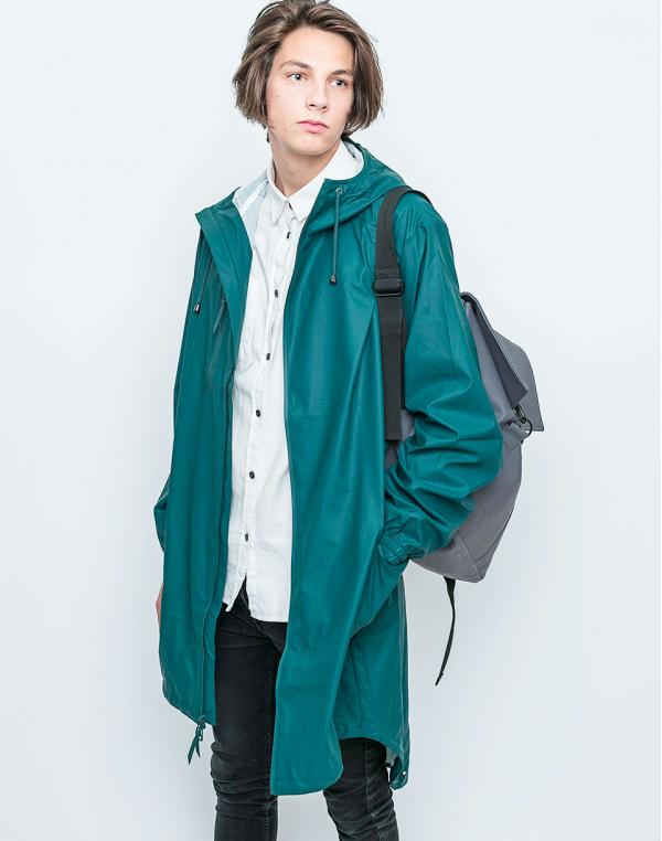 Rains Parka 40 Dark Teal L/XL
