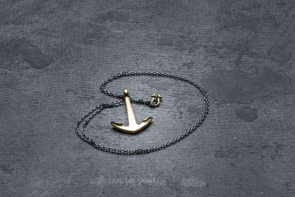 Miansai Anchor Necklace Gold Oxidized