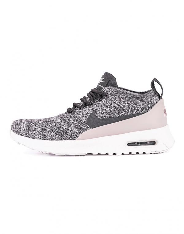 Sneakers - tenisky Nike Air Max Thea Ultra Flyknit Midnight Fog / Midnight Fog - Silt Red - Sail