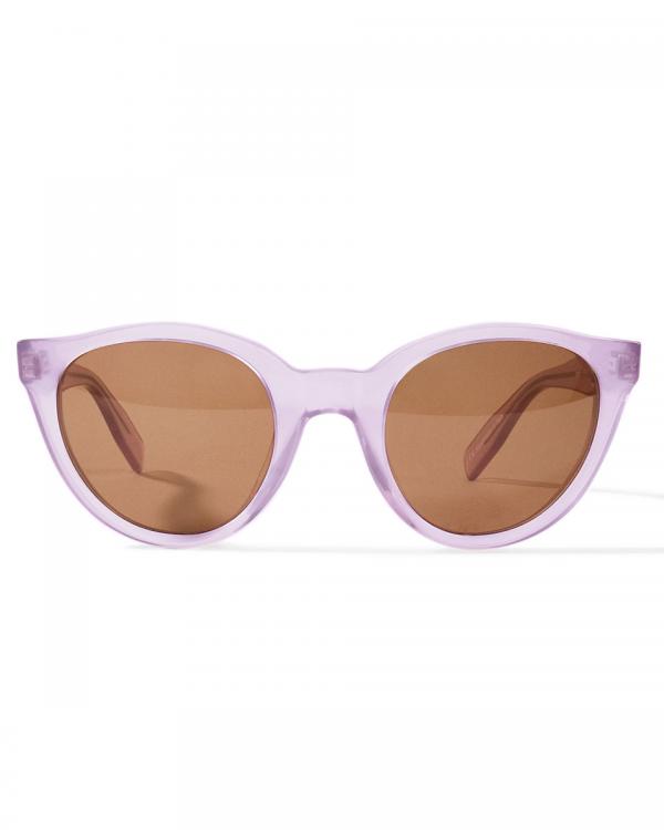 Sluneční brýle Zanzan Sunetra Lilac Semi-Translucent Brown Mono
