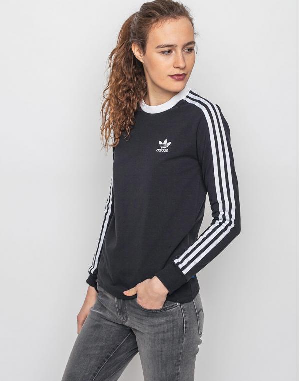 Triko Adidas Originals 3 Stripes BLACK