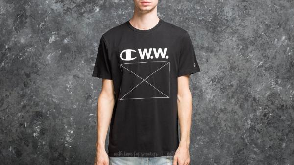 Champion x WOOD WOOD Crewneck T-Shirt Black
