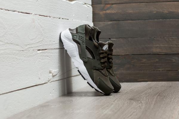 Nike Huarache Run (GS) Cargo Khaki/ Cargo Khaki-White