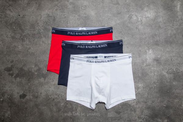 Ralph Lauren 3 Pack Trunks Navy/ White/ Red
