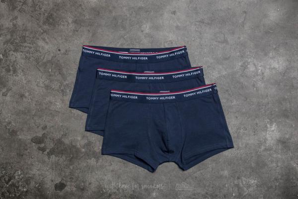 Tommy Hilfiger Premium Essentials 3 Pack Low Rise Trunks Peacoat