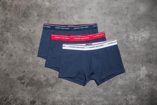 Tommy Hilfiger Premium Essentials 3 Pack Low Rise Trunks Multi/ Peacoat