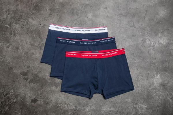 Tommy Hilfiger 3 Pack Trunks Multi/ Peacoat