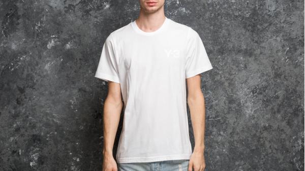 Y-3 M Classic Logo Front Tee White