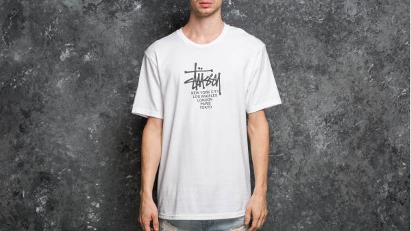 Stüssy Big Cities Tee White