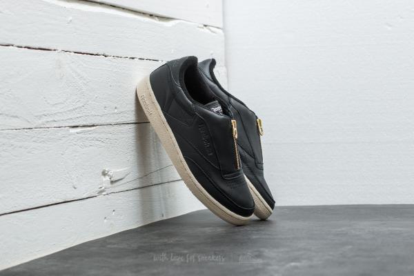 Reebok Club C 85 Zip Black/ Sleek Met/ Paper White/ Coal/ Chalk