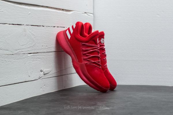 adidas Harden Vol. 1 Scarlet / Light Scarlet / Running White