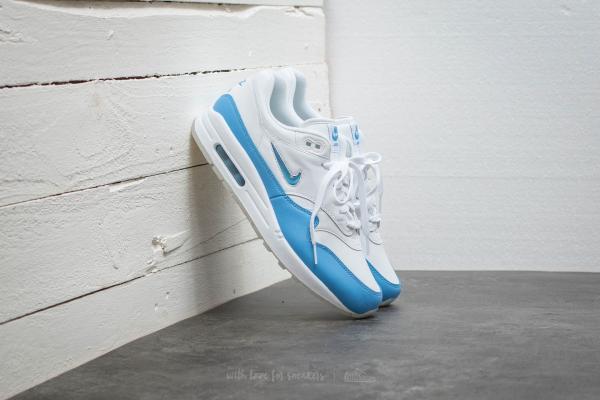 Nike Air Max 1 Premium SC "Jewel" White/ University Blue