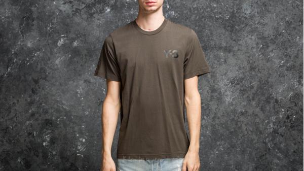 Y-3 M Classic Logo Front Tee Dark Olive