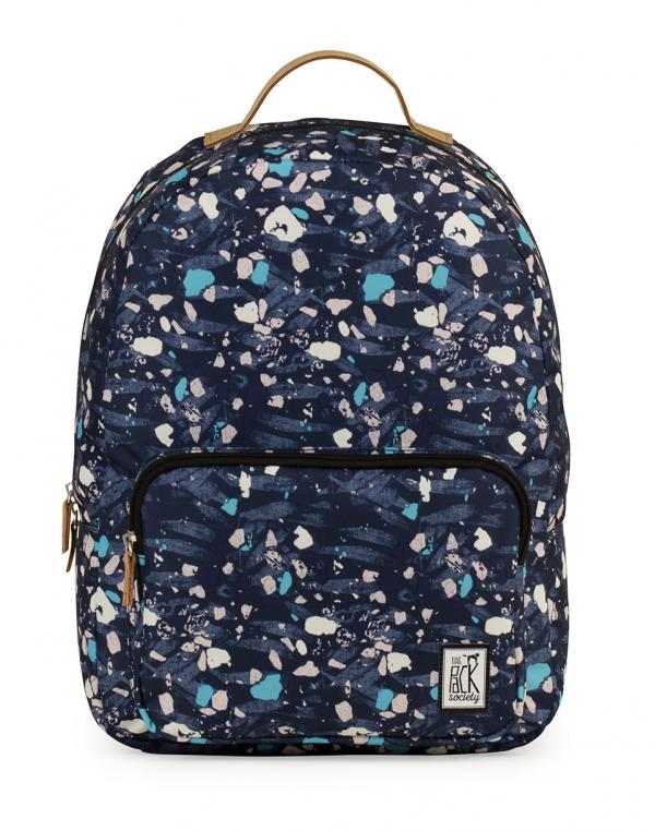 Batoh The Pack Society Classic Backpack Blue Speckles Allover