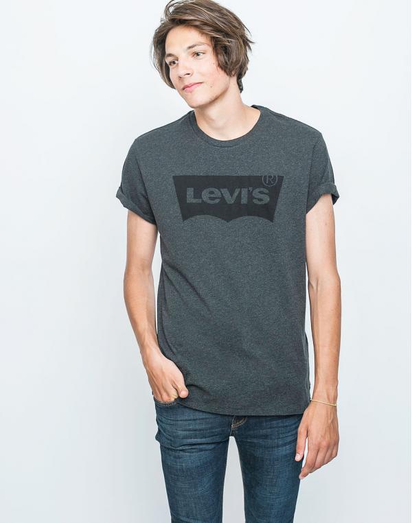Logo tee Levi´s® Housemark Black Heather