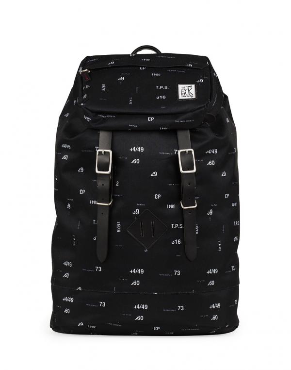 Batoh The Pack Society Premium Black Numbers Allover