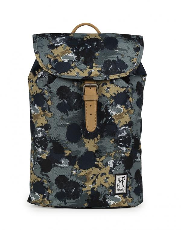 The Pack Society Small Grey Camo Allover