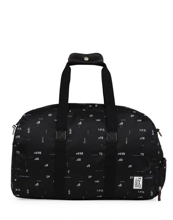 The Pack Society Weekender Black Numbers Allover