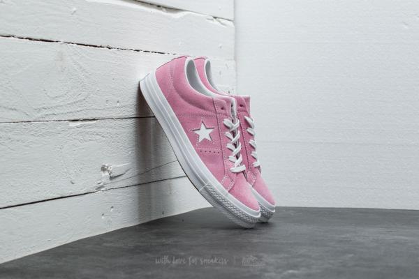 Converse One Star OX Pink Glow/ White/ White