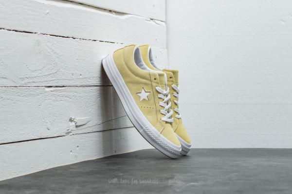 Converse One Star OX Lemon Haze/ White/ White